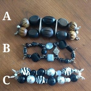 Interchangeable beaded watch bands